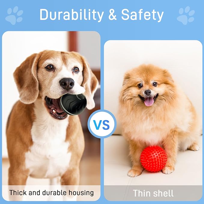 2026 T01 Interactive Dog Toys Dog Ball, Automatic Rolling and Bouncing Moving - Image 6