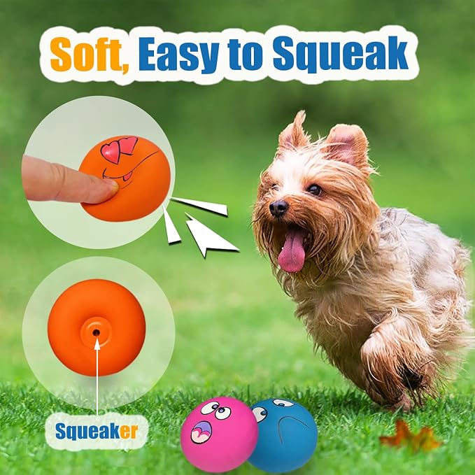 Latex Dog Squeaky Toys Rubber Soft Dog Toys Chewing Squeaky Toy Fetch Play - Image 4