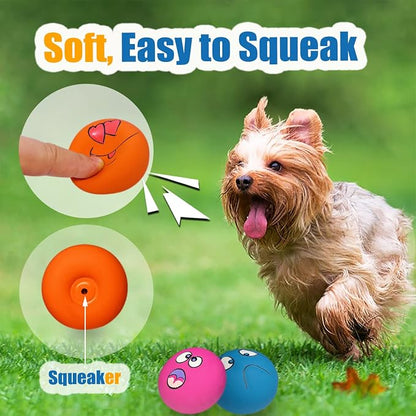 Latex Dog Squeaky Toys Rubber Soft Dog Toys Chewing Squeaky Toy Fetch Play - Image 4