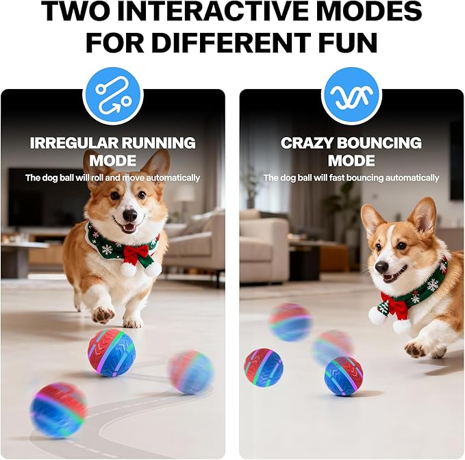 Pet Prime Interactive Dog Ball Toy Automatic Active Rolling Ball - Image 2
