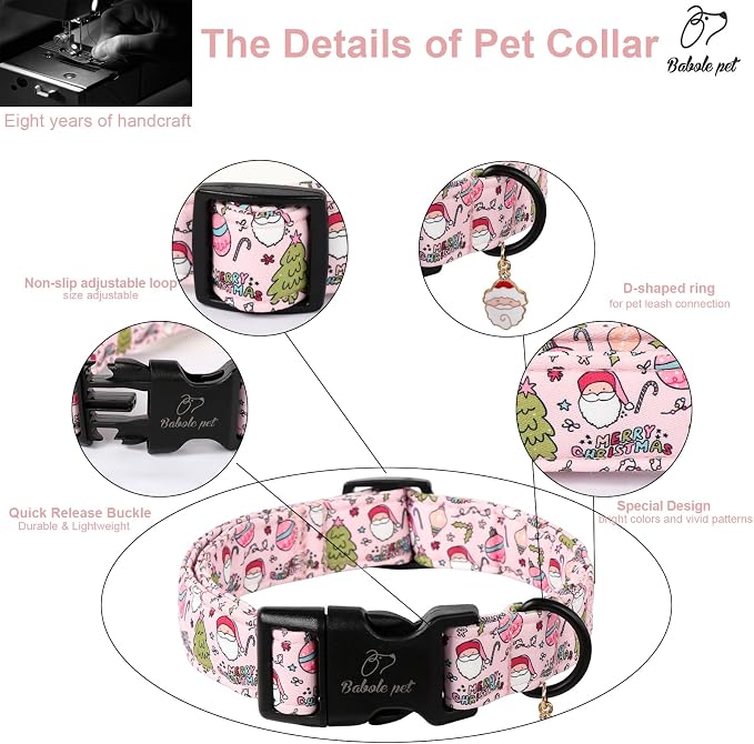 Christmas Dog Collar for Giant Large Dogs - Image 4