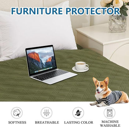 hyha Waterproof Dog Blanket, Reversible Pet Bed Blanket, Soft Sofa Couch Cover - Image 7
