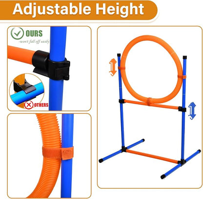 Dog Agility Equipment, 2 in 1 Dog Obstacle Course Training Starter Kit - Image 7