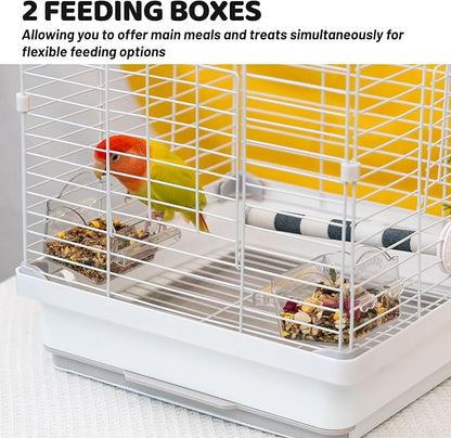 14.6" Portable Travel Bird Cage, Parrot Cage, Ample Room - Image 6