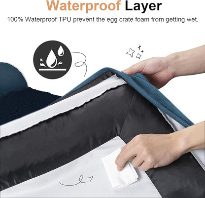 Large Dog Bed Orthopedic Washable: Beds Bolster XL Bed Large Big Dogs Egg Crate - Image 4