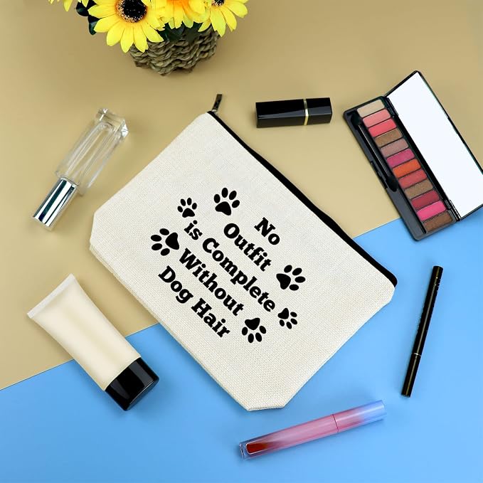 Dogs Lover Gift Dogs Cosmetic Bag Dog Mom Gifts Makeup Bag Vet Tech Gift Dog - Image 3