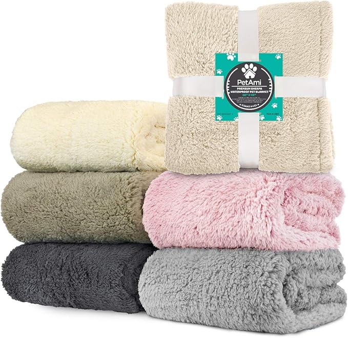 PetAmi Fluffy Waterproof Dog Blanket - Image 9