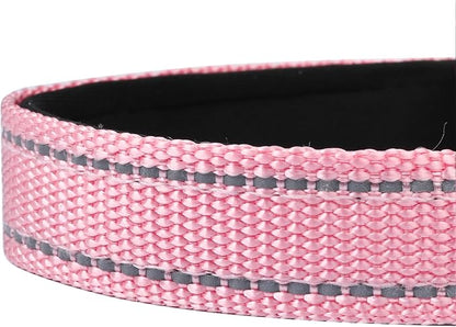 Reflective Dog Collar, Adjustable Soft Neoprene Padded Nylon Pet Collars - Image 5