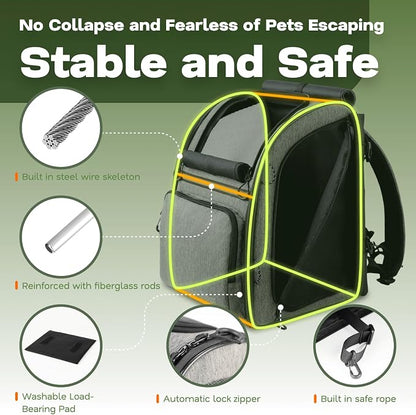 Premium Dog & Cat Carrier Backpack - Image 7