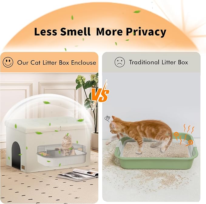 3-in-1 Cat Litter Box Enclosure - Image 3
