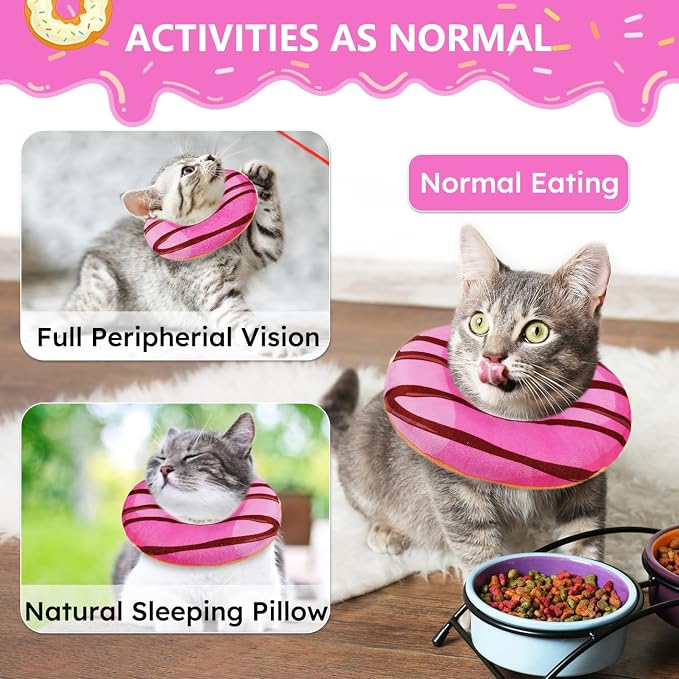 Cat Cone Collar Soft, Cat Recovery Collar - Image 4