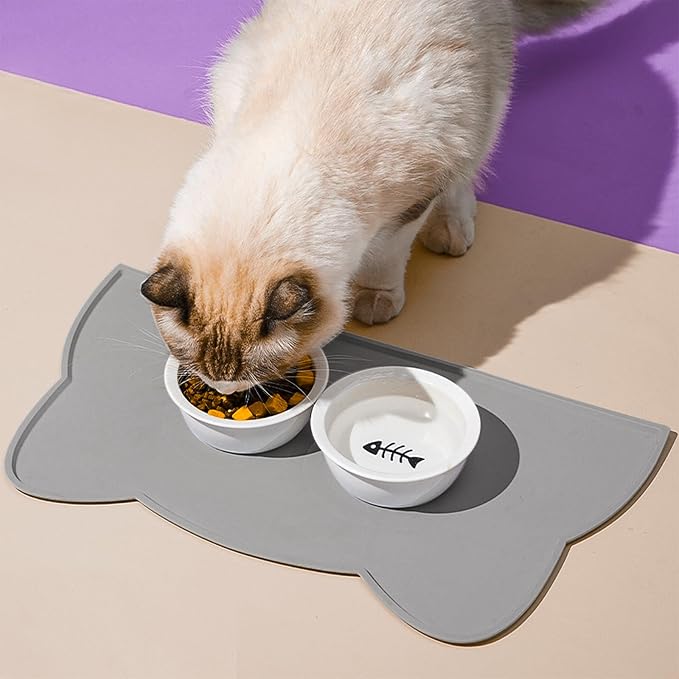 Cat Food Mat, Silicone Pet Feeding Mat - Image 2
