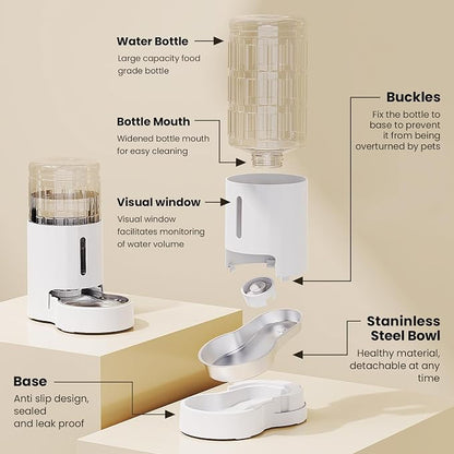 CZPET Automatic 4L/1Gal/135Oz Cat Water Dispenser - Image 6