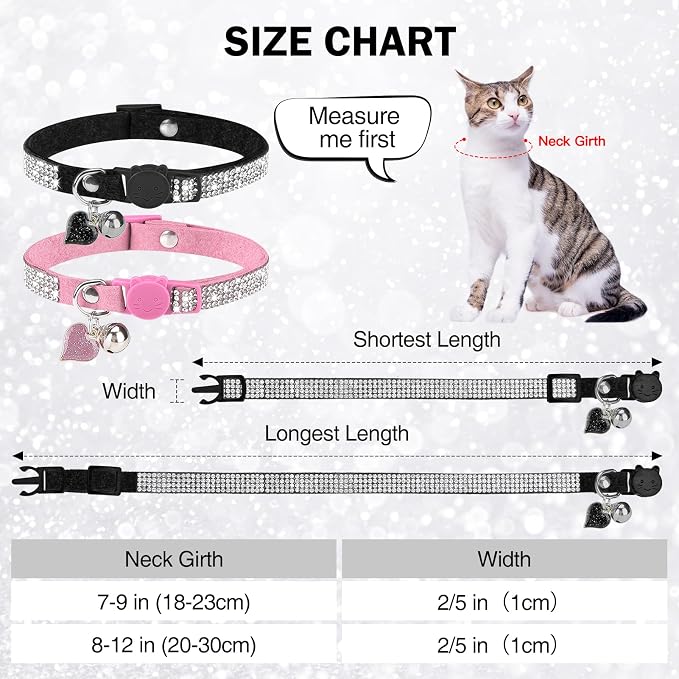Rhinestone Cat Collar Breakaway - Image 4