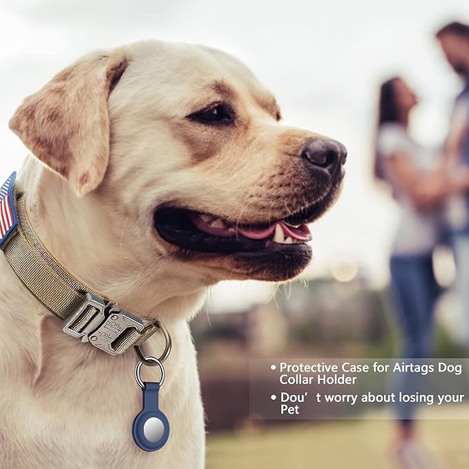 DAGANXI Tactical Dog Collar Leash Set, Adjustable Military Training Nylon Dog - Image 2