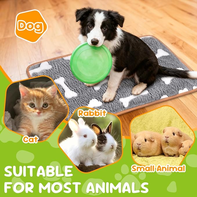6 Pcs Dog Blanket Super Soft Pet Puppy Blankets Calming Blanket - Image 6