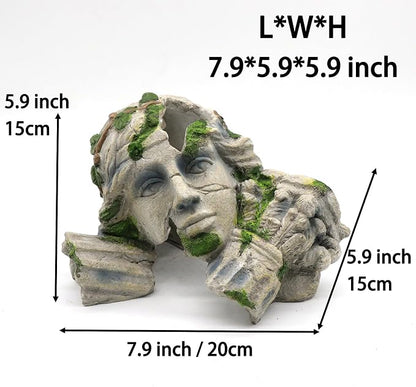 Reptile Cave Hideout Tank Accessories Decorations, Aquarium Hideaway Cave Fish - Image 4