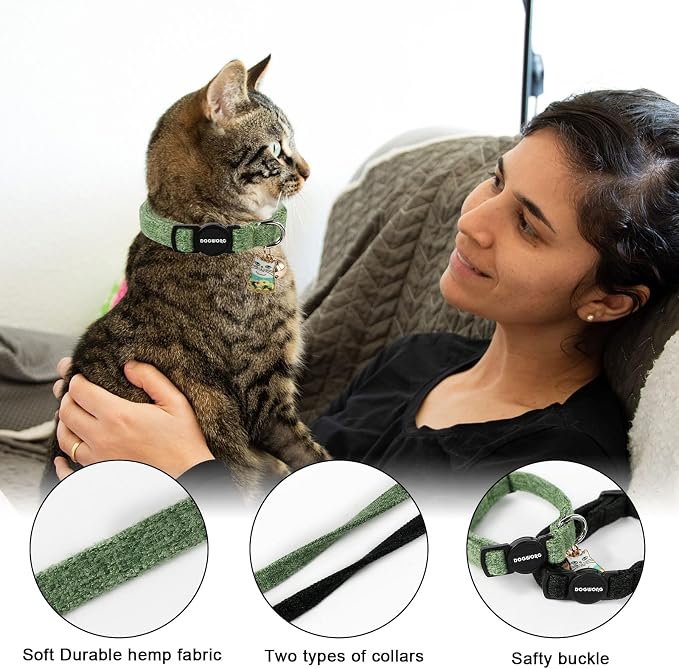 Cat Collar, 2 Pack Cat Collars Breakaway - Image 2