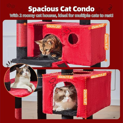 Taoqimiao Gothic Cat Tree 71-Inch, Cat Tower - Image 4