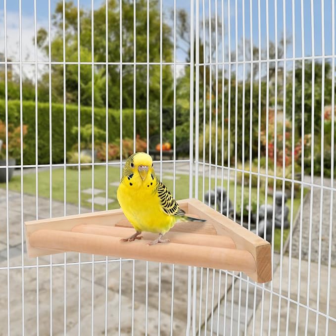Litewoo Bird Perch Corner Platform Stand Shelf - Image 5