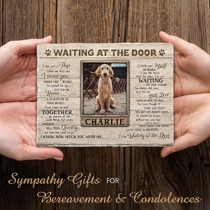 Personalized Dog Memorial Stone Plaque - Image 6