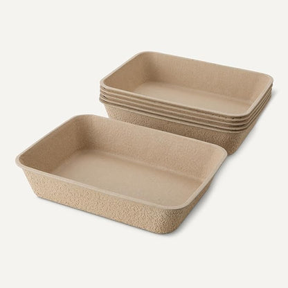 Amazon Basics Disposable Cat Litter Box, Travel & Home, Large 14.4"x18.1" - Image 4