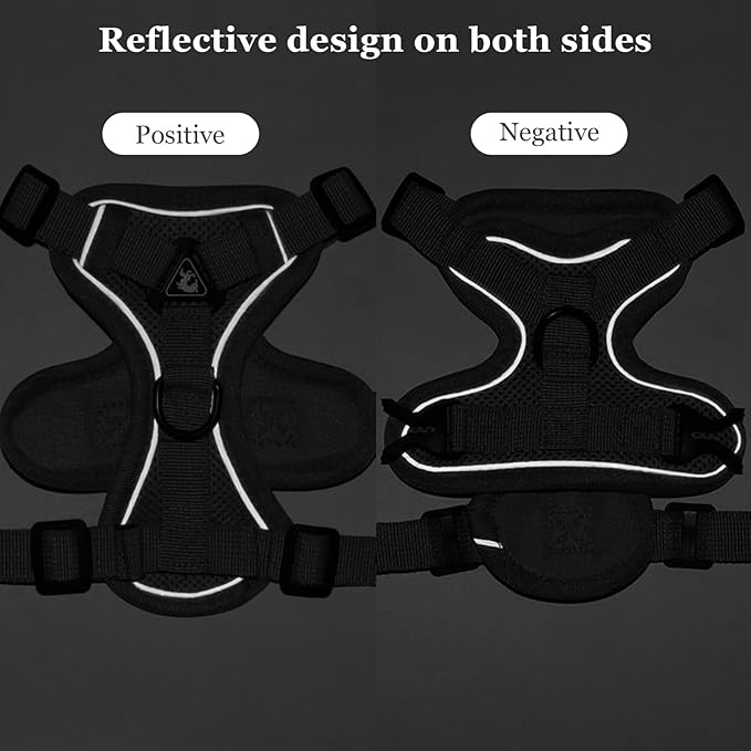 Wanheart cat Chest Harness and Leash, Anti-Escape Adjustable Soft mesh cat - Image 4
