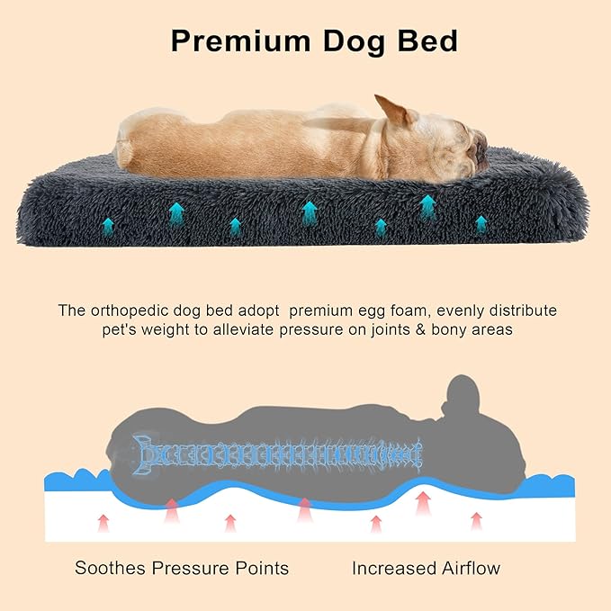 Fluffy Orthopedic Dog Beds for Medium Dogs - Image 4