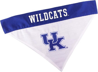 Pets First Collegiate Pet Accessories, Reversible Bandana, Kentucky Wildcats by PETSFIRST