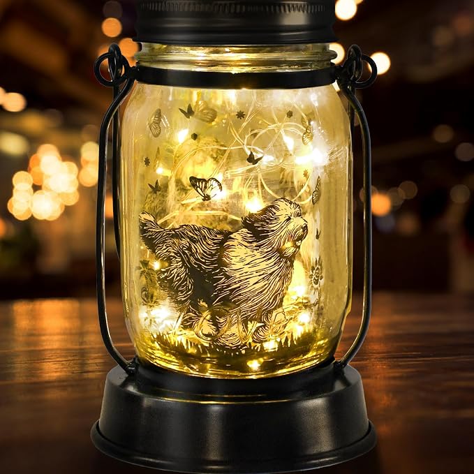 Polish Lowland Sheepdog Gifts for Women/Men, Pet Solar Lanterns Polish Lowland - Image 9