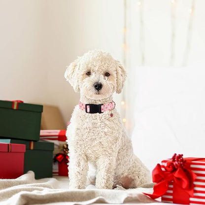 Pink Strawberry Pattern Dog Collar - Image 4