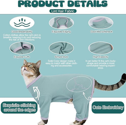Cat Pajamas for Cats Only, Sticky Hair Cat Clothes, Sphynx Hairless Cats Sweater - Image 3