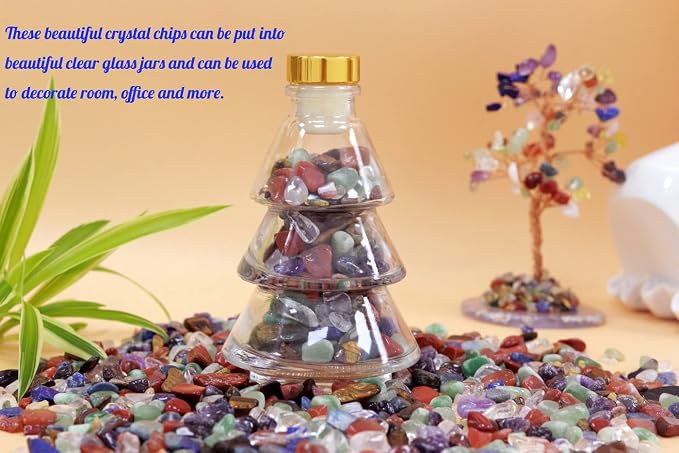 7Chakra Aquarium Gravel Rocks Natural Tumbled Healing Crystal Chips Bulk - Image 3