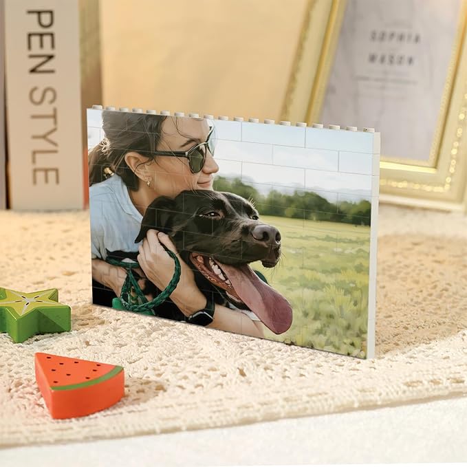NAZENTI Custom Pet Memorial Photo Building Block gifts - Image 4