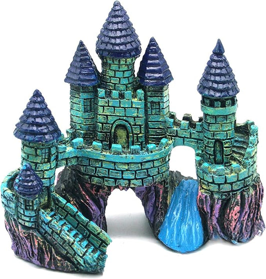 Fish Tank Decorations Vintage Castle Aquarium Decorations Resin Cave Hideouts by HoneTeek