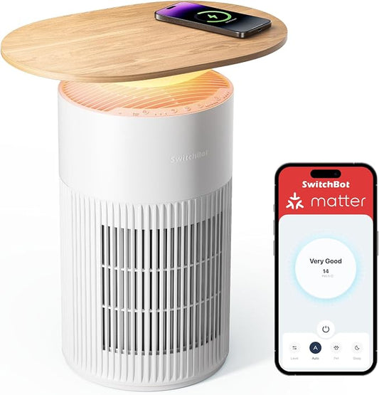 SwitchBot Air Purifier for Home Large Room up to 3620 ft², Pet Mode, Support by SwitchBot
