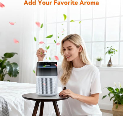 AIRROMI HEPA Air Purifier for Bedroom&Home, Pet Air Purifier for Home Pets - Image 7
