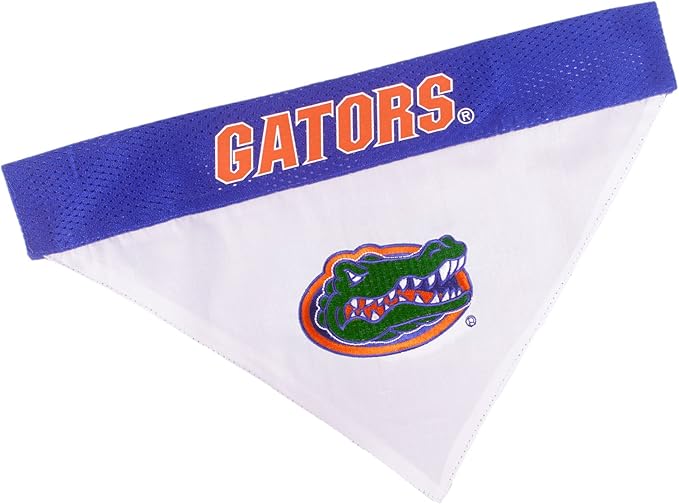 Pets First Collegiate Pet Accessories, Reversible Bandana, Florida Gators by PETSFIRST