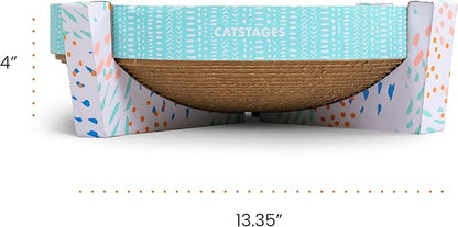 Catstages Scratch, Snuggle & Rest – 2‑in‑1 Indoor Cat Scratcher & Elevated Cat - Image 8