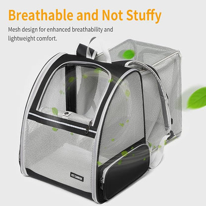 Cat Backpack，Expandable Cat Carrier Backpack, Dog Backpack Carrier and Pet - Image 3