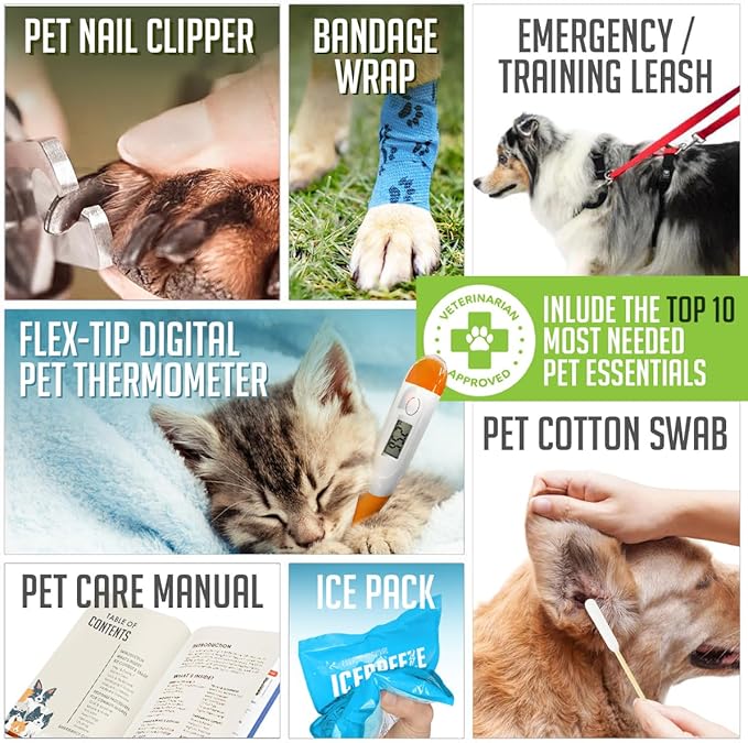 EVERLIT Pet Medic First Aid Kit | 95 Pcs Vet-Approved Medical, Outdoor & - Image 5