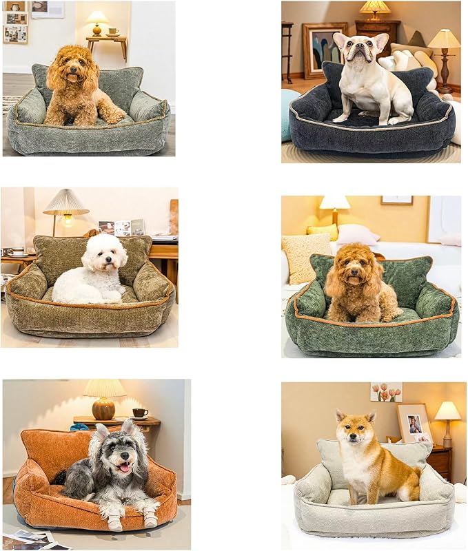 Orthopedic Dog Bed with Memory Foam, Washable Plush Pet Bed - Image 7