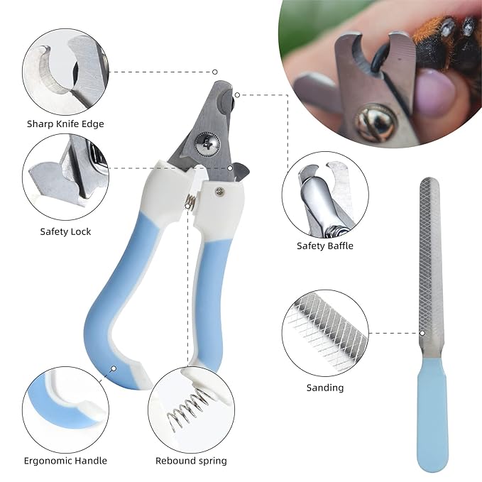6Pcs Silicone Pet Grooming Set: Bath Massage Dispenser Brush, Finger Toothbrush - Image 4