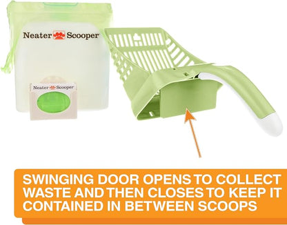 Neater Pet Brands Neater Scooper Standard Cat Litter Scoop, 195 Refill Bags – - Image 3