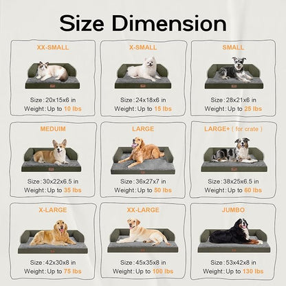 Small Dog Bed Orthopedic Washable Cat Bed Memory Foam Small Couch Sofa Indoor - Image 2