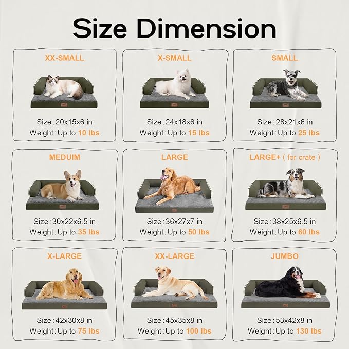 Dog Bed Medium Size Dog-Orthopedic Waterproof Bed - Image 2