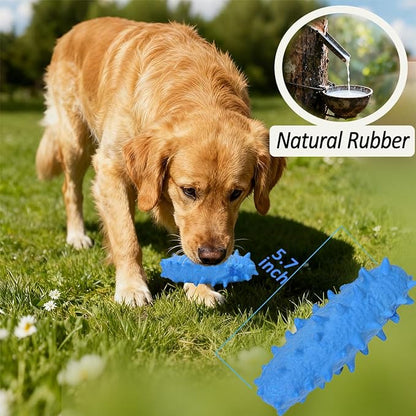 2 Pack Dog Toys for Aggressive Chewers, Tough Puppy Chew Toys Teething Bone for - Image 3