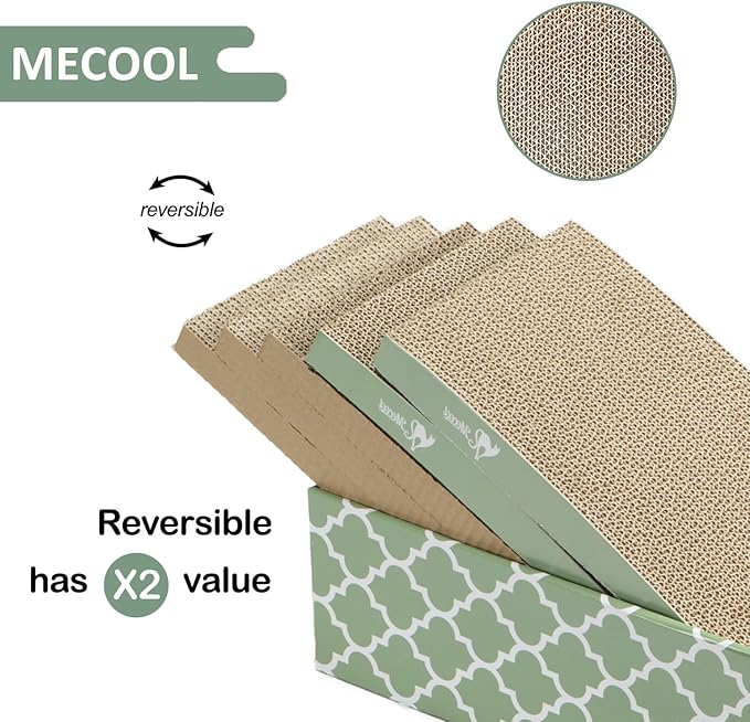 MECOOL Cat Scratching Board，5PC Cat Scratch Pad - Image 4
