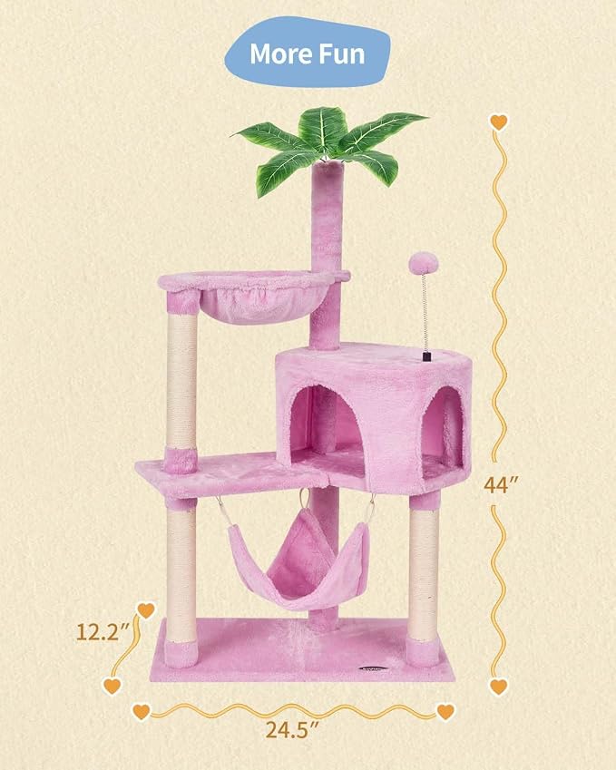KIYUMI Cat Tree Cat Tower Condo - Image 6