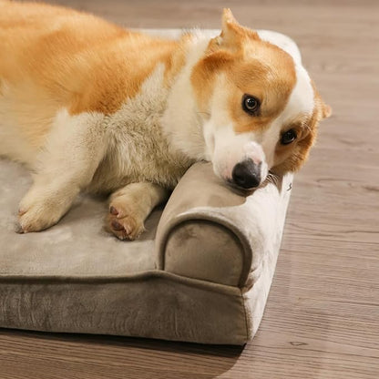 Amazon Basics Dog Bed with Cooling Gel Memory Foam, Pressure-Relief Support - Image 11